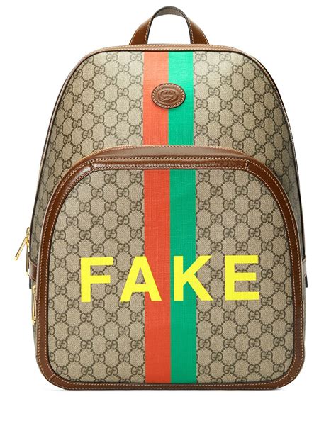 gucci backpack fake